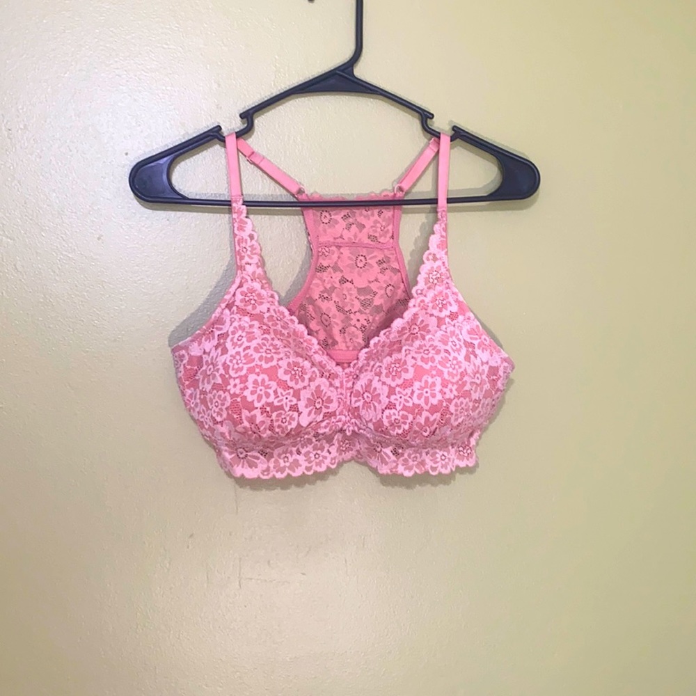 Women’s Razor Back Lace Bralette. Size Large.